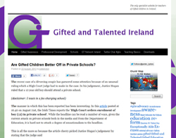 gifted and talented ireland